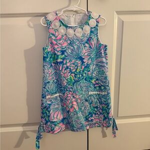 Lilly Pulitzer Kids Dress in Blue and Pink Floral